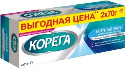 Крем, Corega (Корега) 70 мл №2 для фиксации зубных протезов Экстра сильный мятный