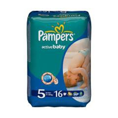 Подгузники, Pampers (Памперс) 11-18 кг р. 5 №111 актив беби джуниор