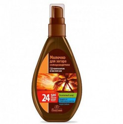 Молочко солнцезащитное Paradise для загара водостойкое SPF 24 спрей Формула 251 160 мл