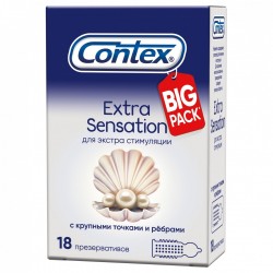 Презервативы Contex Экстра сенсейшн 18 шт.