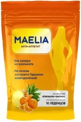 Анти-аппетит, Maelia (Маэлия) леденцы №10 без сахара апельсин ананас