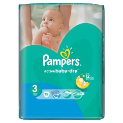 Подгузники, Pampers (Памперс) 4-9 кг р. 3 174 шт актив беби драй миди