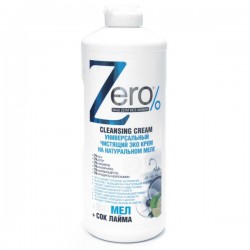 Крем Zero Эко чистящий универсальный на натуральном меле лайм 500 мл